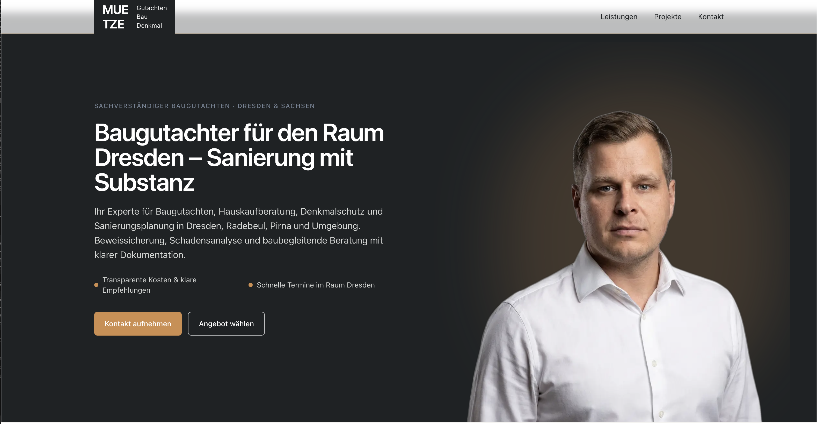 Baugutachter und Sachverständiger